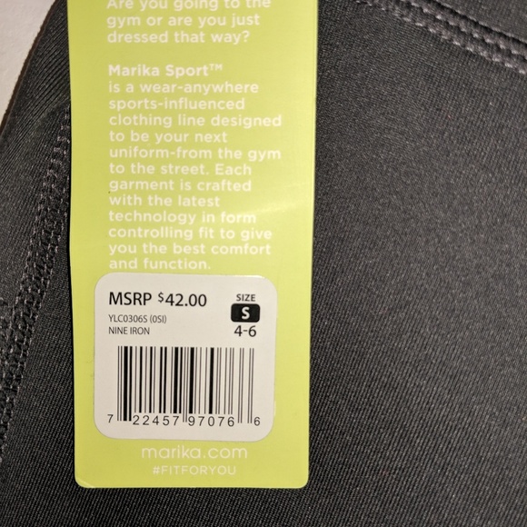 Marika Sport Capri S (4-6) NWT - Picture 4 of 7